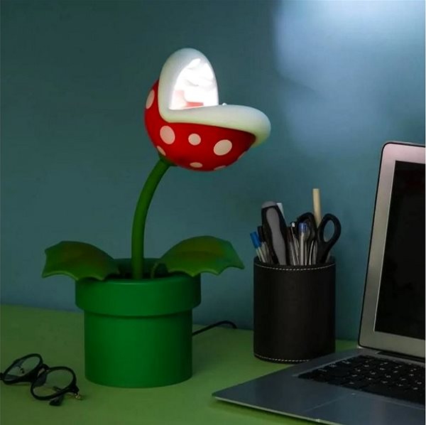 Asztali lámpa Super Mario - Piranha Plant - dekoratív lámpa ...