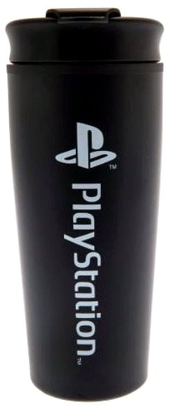 Termohrnček Playstation – Onyx – cestovný hrnček Zadná strana