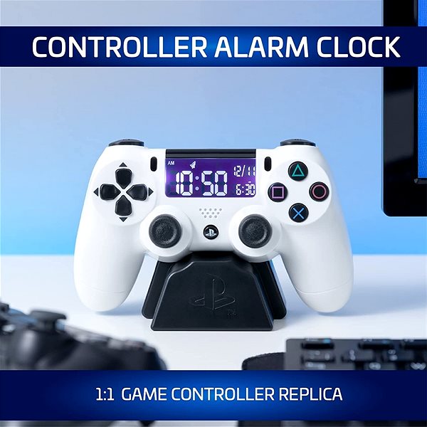 Alarm Clock PlayStation - DualShock 4 Controller - Alarm Clock Lifestyle