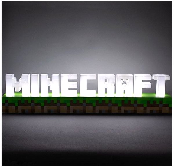 Asztali lámpa Minecraft - Logo - 3D lámpa ...