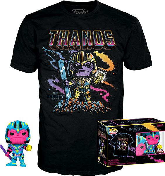 T-Shirt Funko POP! Marvel - Thanos - M - T-shirt mit Figur ...