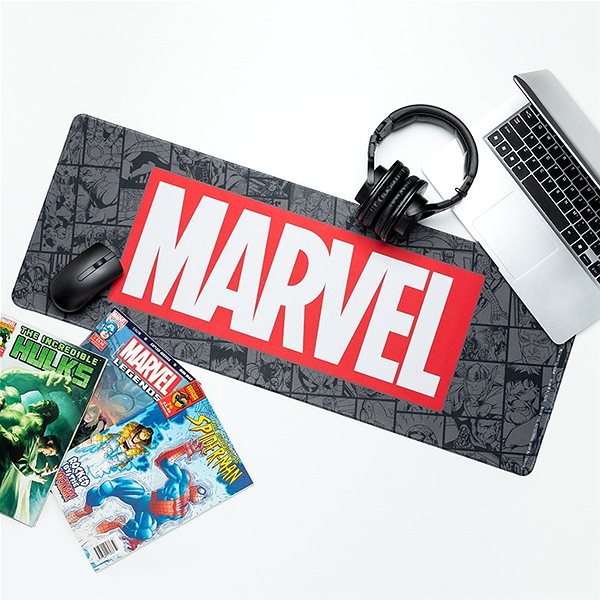 Mauspad Marvel - Marvel Logo - Spielmatte für den Tisch Lifestyle