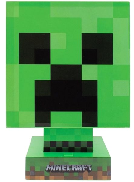Tischlampe Minecraft - Creeper Icon - 3D Lampe ...
