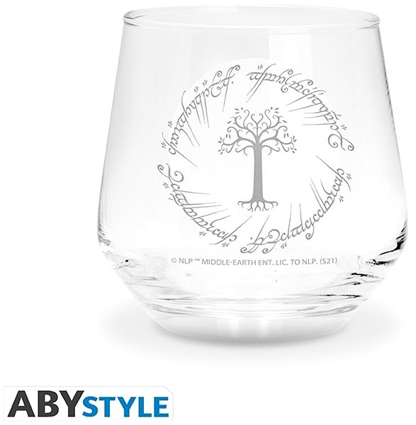 Glas Lord of the Rings - Prancing Pony and Gondor Tree - Glas 2 Stück ...