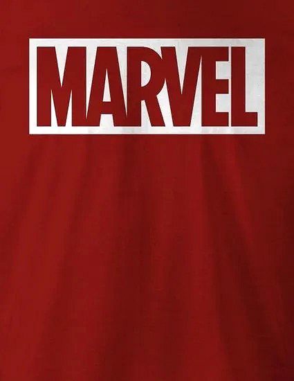 Póló Marvel - Red Classic Logo - póló, L ...
