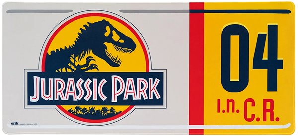 Podložka pod myš Jurassic Park – Logo – podložka pod myš a klávesnicu ...