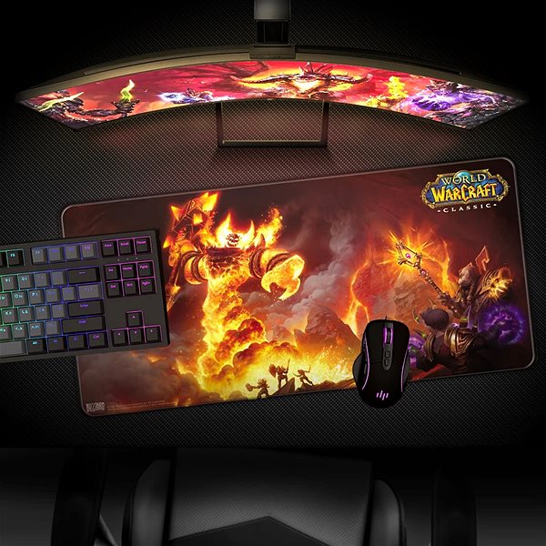 Mauspad World of Warcraft Classic - Ragnaros - Maus- und Tastaturpad ...