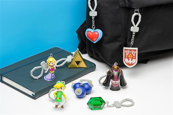 Kulcstartó PALADONE The Legend of Zelda - Backpack Buddies - táskadísz - véletlenszerű, 1 db ...