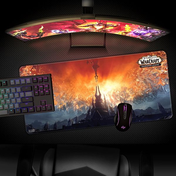 Mauspad World of Warcraft Shadowlands – Shattered Sky – Maus- und Tastaturpad ...