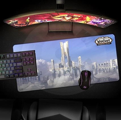 Mouse Pad World of Warcraft Shadowlands - Bastion - Mouse and Keyboard Pad ...