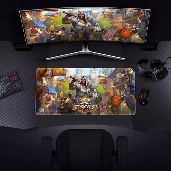 Mouse Pad Hearthstone - United in Stormwind - Mouse and Keyboard Pad ...