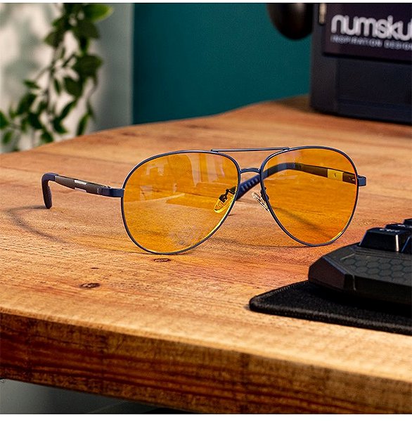 Computerbrille Numskull Esports Aviator Blue Light Blocking Gaming Glasses Computerbrille ...