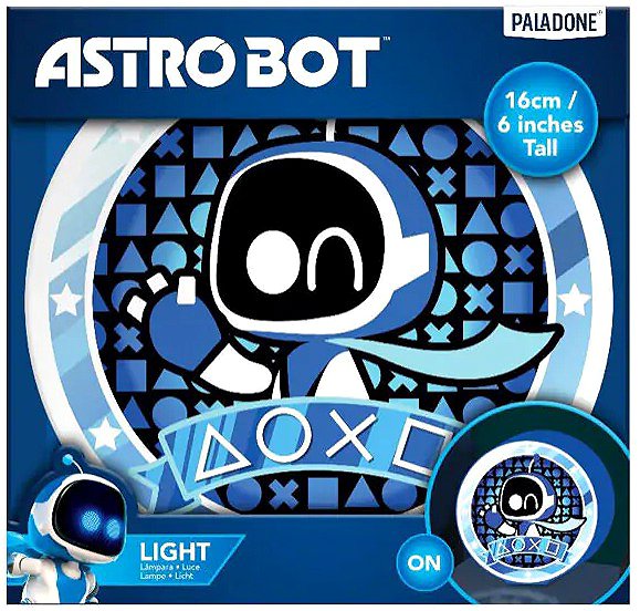 PlayStation - Astro Bot Symbols - decorative lamp.