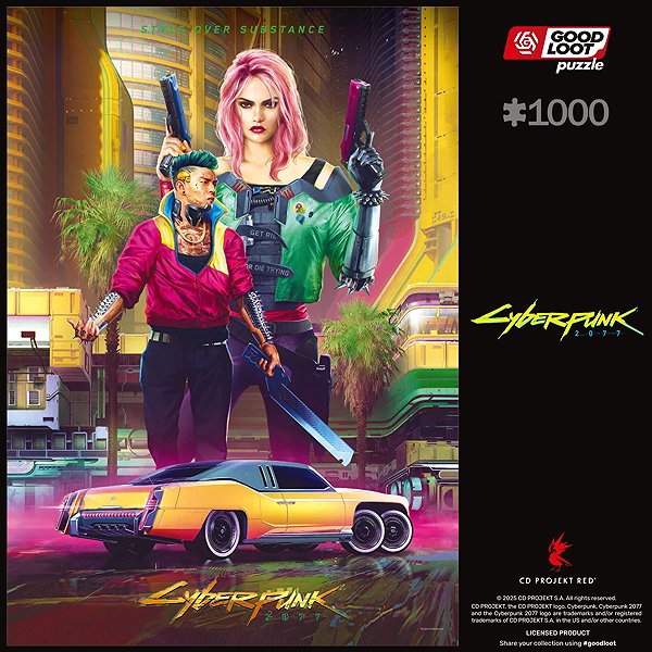 Cyberpunk 2077 - Kitsch Style puzzle.
