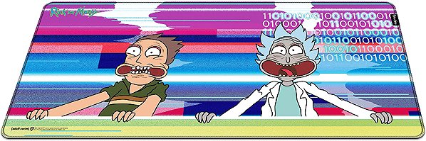 Mouse Pad Rick and Morty - Glitched - Mouse and keyboard pad ...