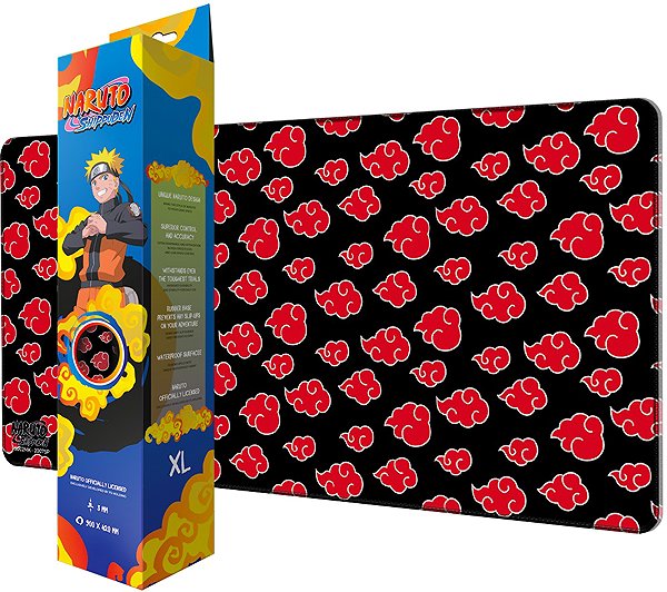 Mauspad Naruto Shippuden – Akatsuki Clouds – Maus- und Tastaturpad ...