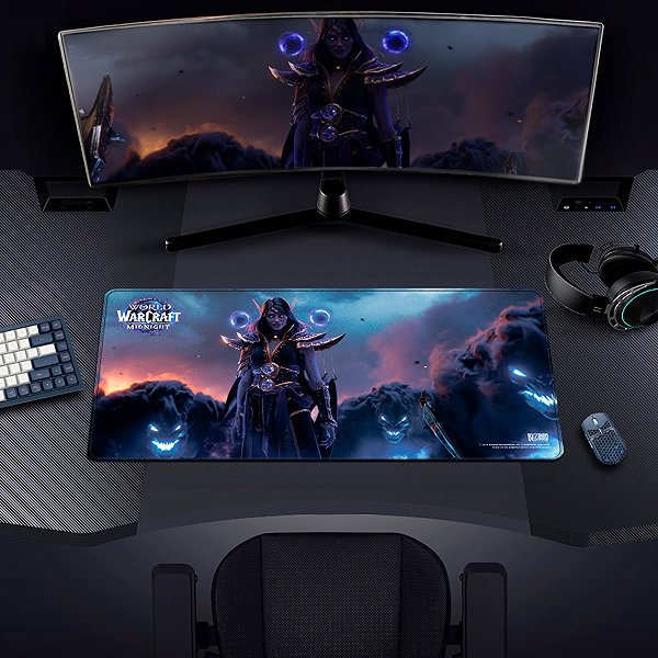 Mauspad World of Warcraft - Midnight Xalatath - Maus- und Tastaturpad ...