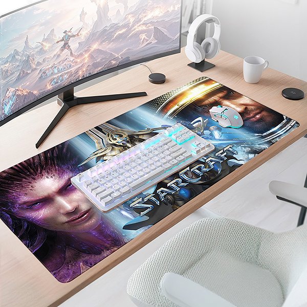 Mouse Pad Starcraft - Races - Mouse and keyboard pad ...