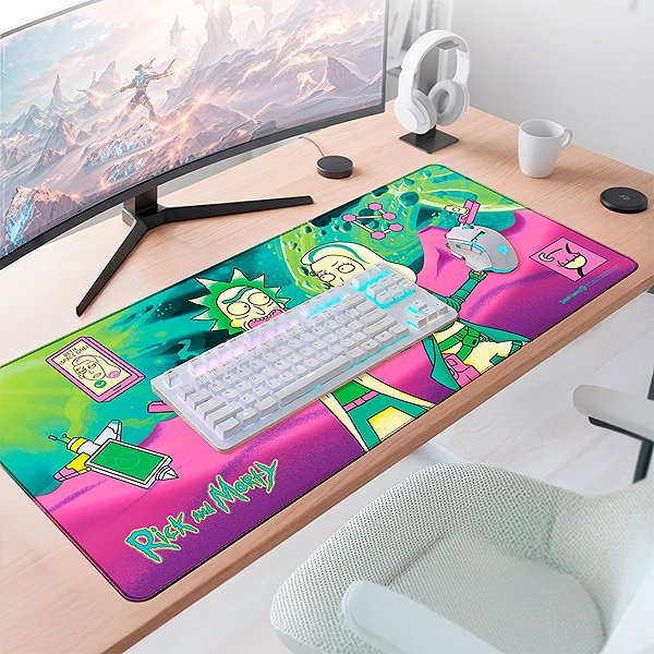 Mouse Pad Rick and Morty - Space Beth Adventure - Mouse and keyboard pad ...