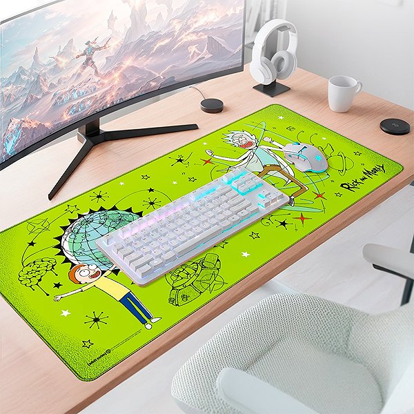 Mouse Pad Rick and Morty - Dimension C-137 - Mouse and keyboard pad ...