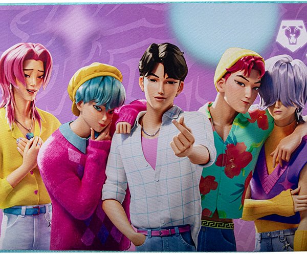 Mouse Pad KPop Demon Hunters - Saja Boys - mouse and keyboard pad ...