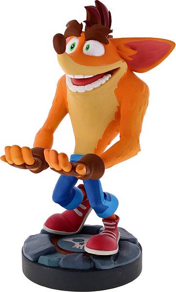 Figur Cable Guys - Crash Bandicoot - Its About Time Seitlicher Anblick
