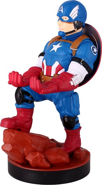 Figur Cable Guys - Captain America Seitlicher Anblick
