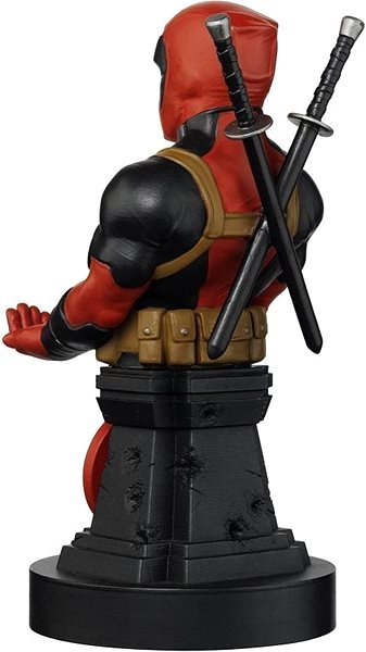 Figur Cable Guys - Deadpool Plinth Rückseite