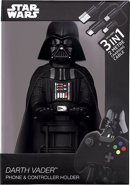 Figúrka Cable Guys – Star Wars – Darth Vader (Injected Molded Version) Obal/škatuľka