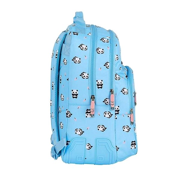 Batoh Moos - Panda - školní batoh Boční pohled