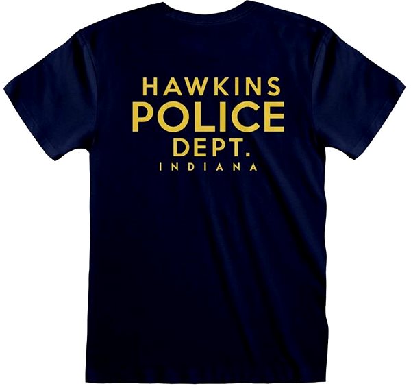 Tričko Stranger Things – Hawkins Police Badge – tričko L ...