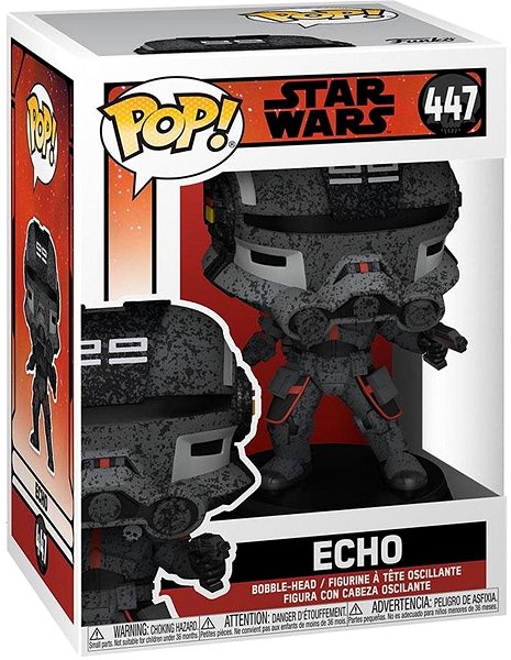 Figure Funko POP! Star Wars The Bad Batch - Echo (Bobble-Head) Packaging/box