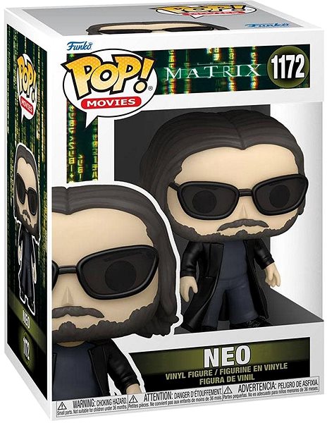 Figur Funko POP! The Matrix 4 - Neo Verpackung/Box