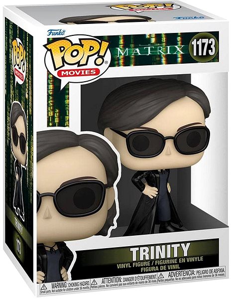 Figure Funko POP! The Matrix 4 - Trinity Packaging/box