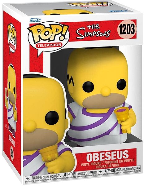 Figur Funko POP! The Simpsons - Obeseus the Wide Verpackung/Box