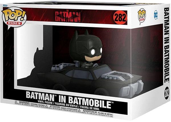 Figúrka Funko POP! Rides – Batman in Batmobile (Super Deluxe) Obal/škatuľka