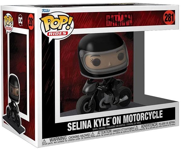 Figure Funko POP! Rides - Selina on Motorcycle (Deluxe) Packaging/box