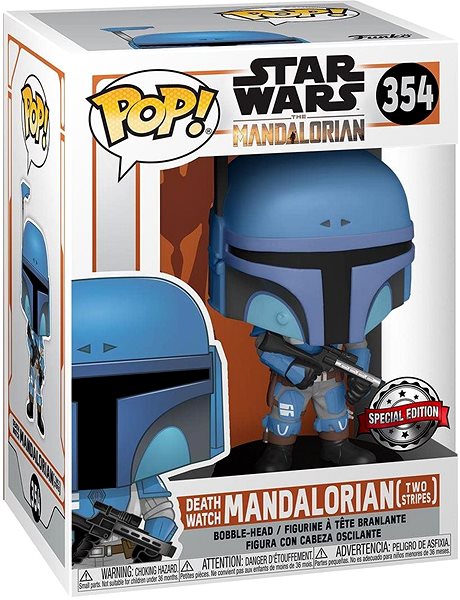 Figure Funko POP! Star Wars The Mandalorian - Death Watch Packaging/box