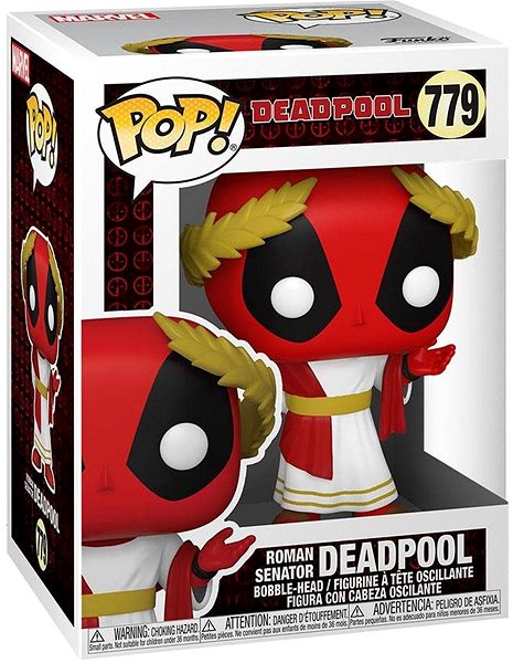 Figura Funko POP! Deadpool 30th Anniversary - Roman Senator Deadpool Csomagolás/doboz
