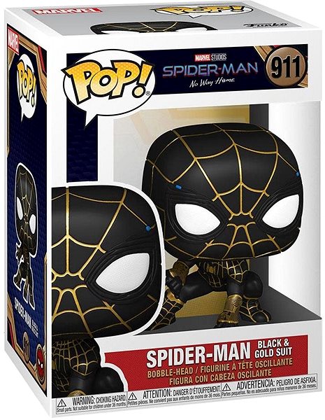 Figur Funko POP! Spider-Man No Way Home - Spiderman (Bobble-head) Verpackung/Box