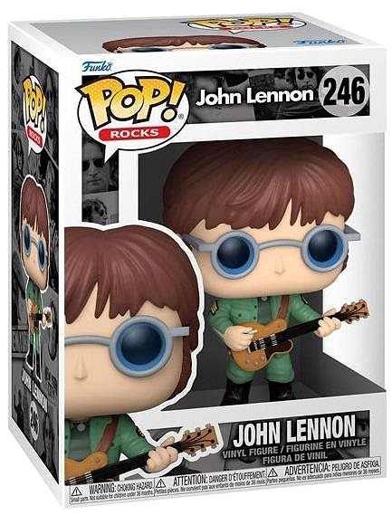 Figure Funko POP! Rocks John Lennon in Military Jacket Packaging/box