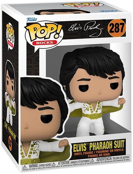 Figur Funko POP! Rocks - Elvis Presley (Pharaoh Suit) ...