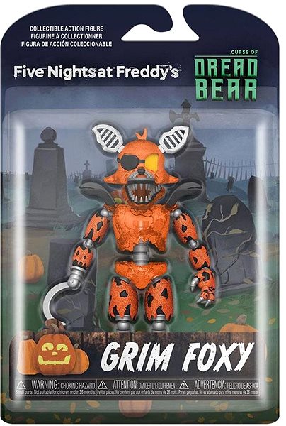 Figúrka Five Nights at Freddys – Grim Foxy – akčná figúrka Obal/škatuľka