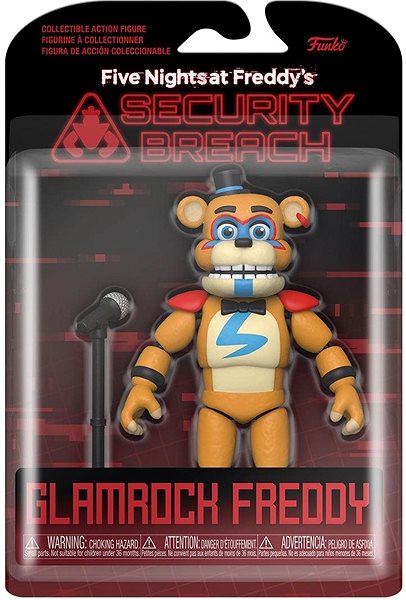 Figur Five Nights at Freddys - Glamrock Freddy - Actionfigur Verpackung/Box
