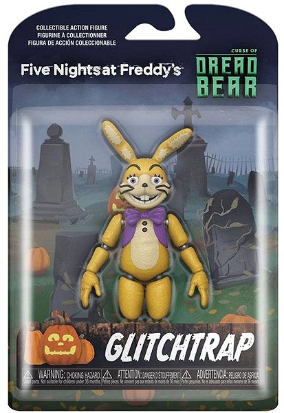 Figur Five Nights at Freddys - Glitchtrap - Actionfigur Verpackung/Box