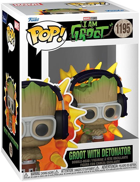 Figura Funko POP! I Am Groot - Groot with Detonator ...