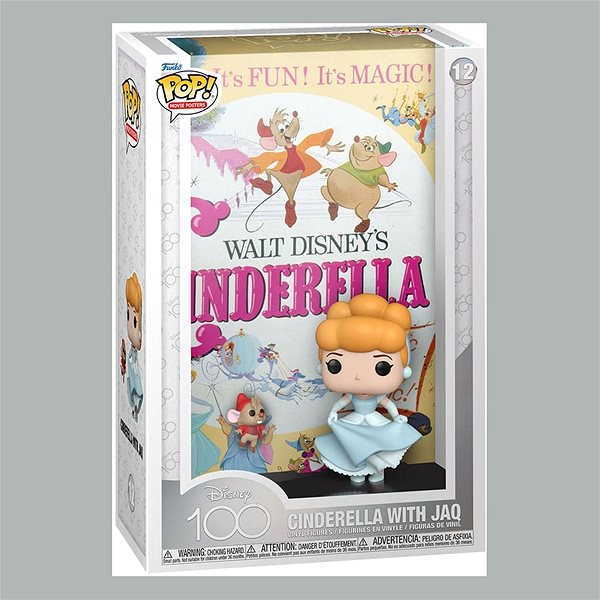 Figura Funko POP! Disneys 100th Anniversary - Cinderella with poster ...