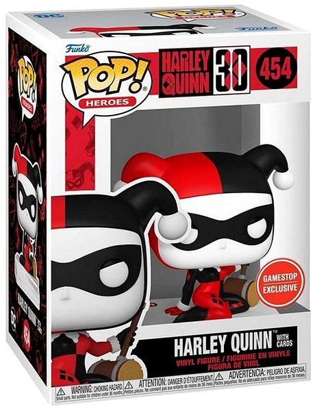 Figúrka Funko POP! DC – Harley Quinn w/Cards ...