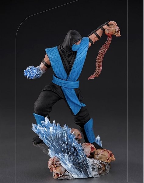 Figur Mortal Kombat - Sub-Zero - Art Scale 1/10 Seitlicher Anblick