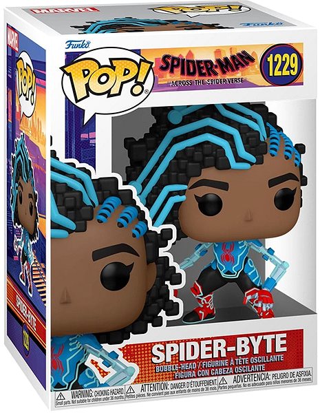Figur Funko POP! Spider-Man: Quer durch das Spider-Versum - Spider-Byte ...